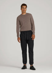 American Tall Online Shop | Soft Flex Ponte Jogger for Tall Men in Black