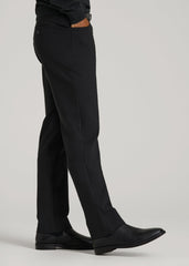 American Tall Sale | Soft Flex Ponte Pants for Tall Men in Black
