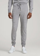 American Tall Outlet | Wearever 2.0 French Terry Joggers for Tall Men in Heathered Grey