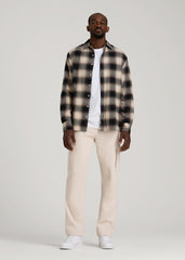 American Tall Online Shop | Wearever Fleece Straight Leg Cargo Sweatpant for Tall Men in Oatmeal Mix