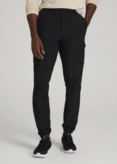 American Tall Sale | Featherweight Cargo Training Jogger for Tall Men in Black