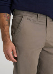 American Tall Online Shop | Chino Shorts for Tall Men in Dark Sand