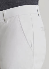 American Tall Sale | Traveler Chino Shorts for Tall Men in Light Grey