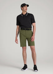 American Tall Online Shop | Tech Chino Shorts for Tall Men in Bright Olive