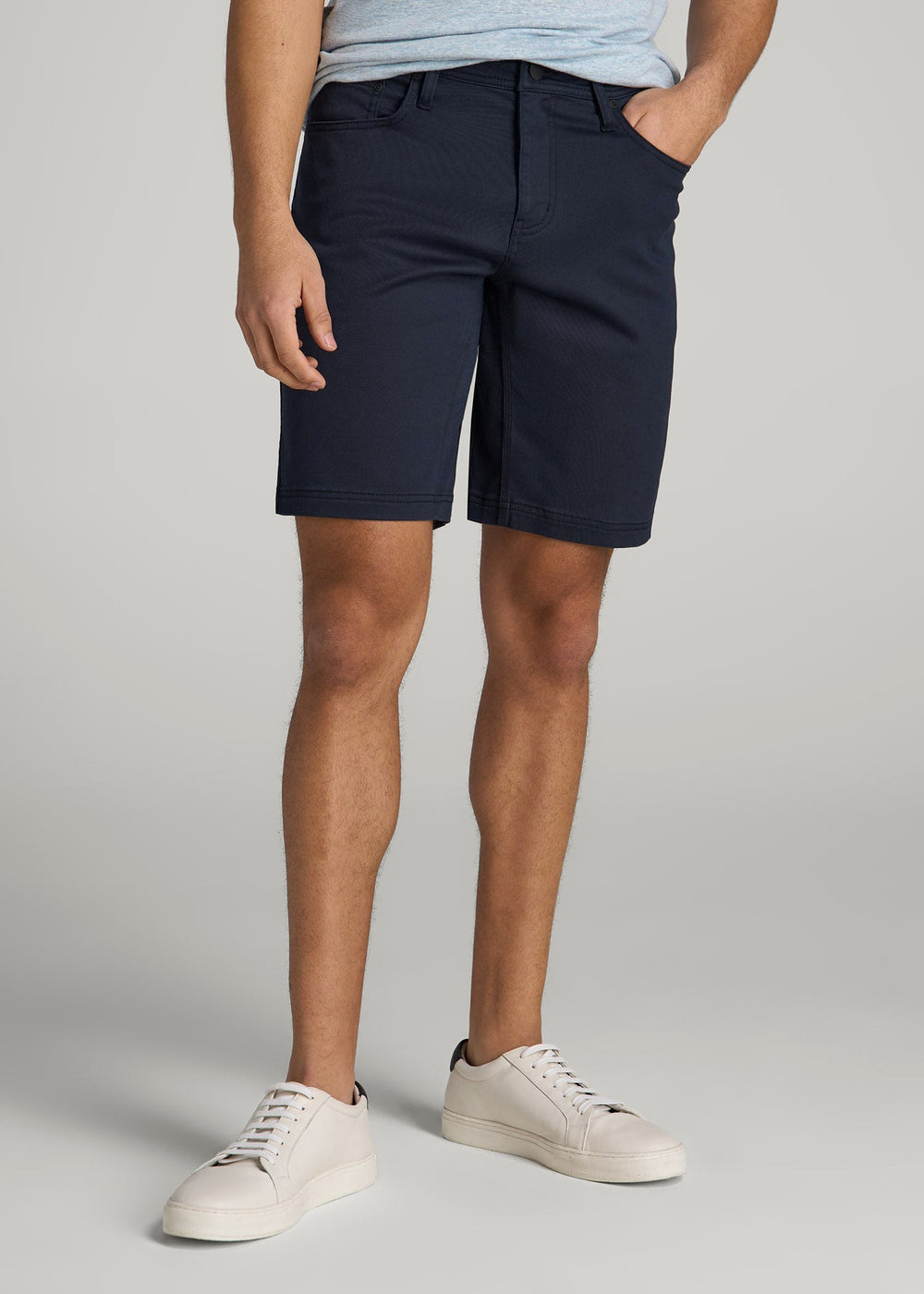American Tall Outlet | Everyday Comfort 5 Pocket Short for Tall Men in True Navy