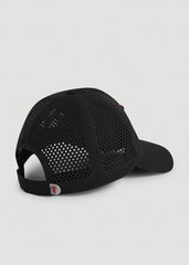 American Tall Sale | Lightweight Perforated Hat in Black with Red Logo