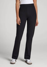 American Tall Online | Pull-On Slim Dress Pants for Tall Women in Black