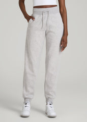 American Tall Online | A.T. Basics Athletic Joggers for Tall Women in Grey Mix