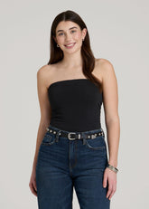 American Tall For Sale | Cotton Tube Top for Tall Women in Black