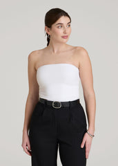 American Tall Online Shop | Cotton Tube Top for Tall Women in White