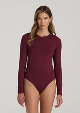 American Tall Online | Long Sleeve Bodysuit for Tall Women in Port Royale