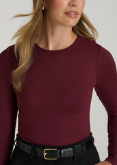American Tall Online | Long Sleeve Bodysuit for Tall Women in Port Royale