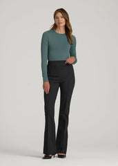 American Tall Outlet | Long Sleeve Bodysuit for Tall Women in Balsam Green