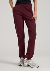 American Tall Online Shop | Wearever Fleece Relaxed Sweatpants for Tall Women in Tawny Port