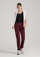 American Tall Online Shop | Wearever Fleece Relaxed Sweatpants for Tall Women in Tawny Port