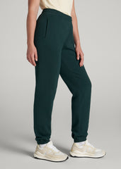 American Tall Online | Wearever Fleece Relaxed Sweatpants for Tall Women in Emerald
