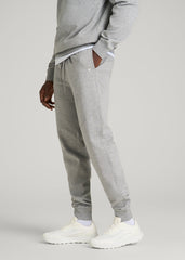 American Tall Discount | Core Motion Fleece Jogger for Tall Men in Heathered Grey