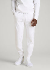 American Tall Outlet | Core Motion Fleece Jogger for Tall Men in White