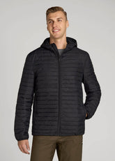 American Tall Online | Packable Puffer Jacket for Tall Men in Black