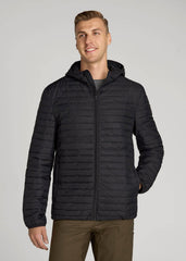 American Tall Online | Packable Puffer Jacket for Tall Men in Black