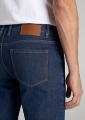 American Tall Outlet | Dylan Slim Fit Fleeced Jeans for Tall Men in Colorado Blue Wash