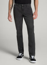 American Tall Discount | LJ&S TAPERED Jeans for Tall Men in Industrial Grey