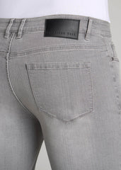 American Tall Discount | Dylan Slim Fit Jeans for Tall Men in Concrete Grey