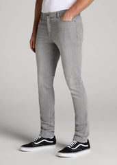 American Tall Discount | Dylan Slim Fit Jeans for Tall Men in Concrete Grey