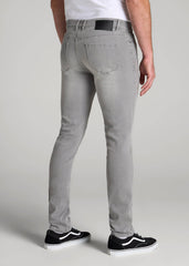American Tall Discount | Dylan Slim Fit Jeans for Tall Men in Concrete Grey