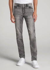 American Tall Online Shop | Dylan Slim Fit Jeans for Tall Men in Washed Faded Black