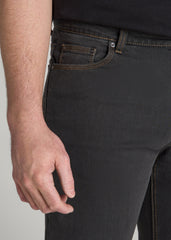 American Tall Discount | LJ&S STRAIGHT LEG Jeans for Tall Men in Vintage Black