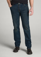 American Tall Online | LJ&S STRAIGHT LEG Jeans for Tall Men in Mechanic Blue