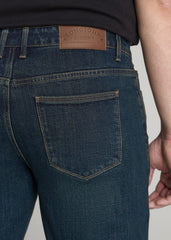 American Tall Online | LJ&S STRAIGHT LEG Jeans for Tall Men in Mechanic Blue