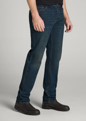 American Tall Online | LJ&S STRAIGHT LEG Jeans for Tall Men in Mechanic Blue