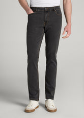 American Tall Sale | LJ&S TAPERED Jeans for Tall Men in Vintage Black