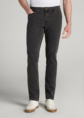American Tall Sale | LJ&S TAPERED Jeans for Tall Men in Vintage Black