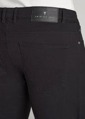 American Tall For Sale | Dylan Slim Fit Five-Pocket Pants For Tall Men in Black