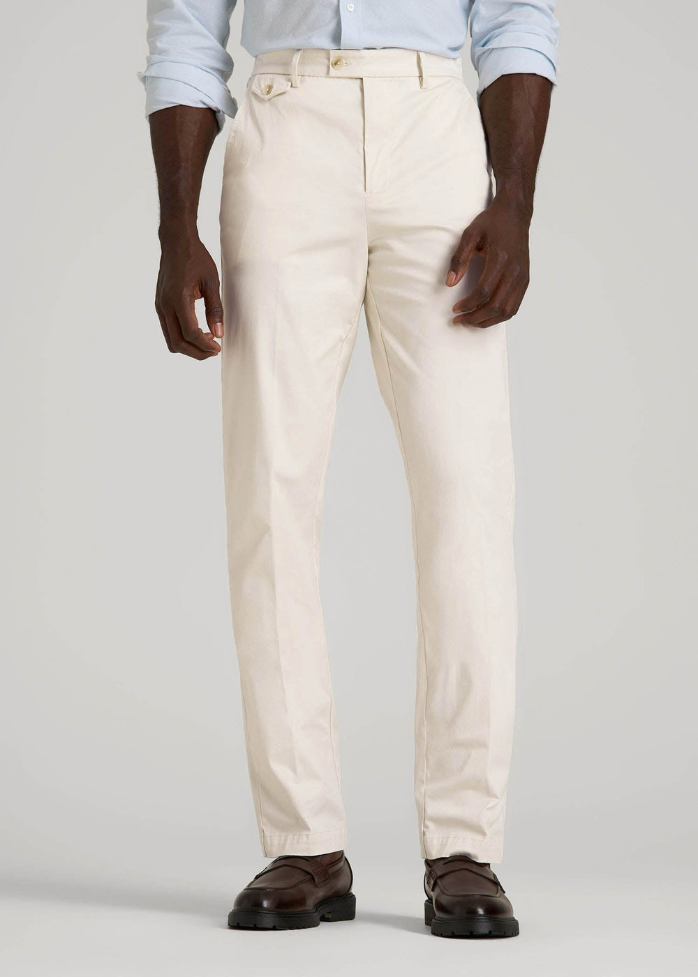 American Tall Online | Refined Chinos for Tall Men in Antique White