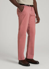 American Tall Outlet | Mason Relaxed Chinos for Tall Men in Withered Rose
