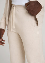 American Tall Outlet | Wearever 2.0 French Terry Joggers for Tall Men in Oatmeal Mix