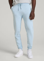American Tall Sale | Wearever 2.0 Fleece Joggers for Tall Men in Ice Blue