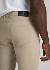 American Tall Online | Dylan Slim Fit Five-Pocket Pants For Tall Men in Desert Khaki
