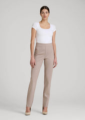 American Tall Online Shop | Pull-on Slim Dress Pants for Tall Women in Truly Taupe