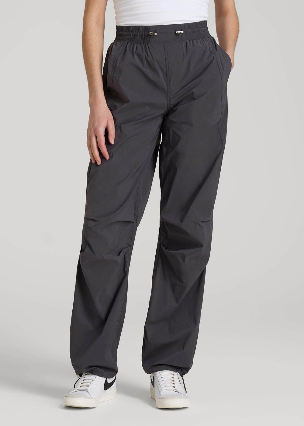 American Tall Discount | Parachute Jogger for Tall Women in Dark Ash
