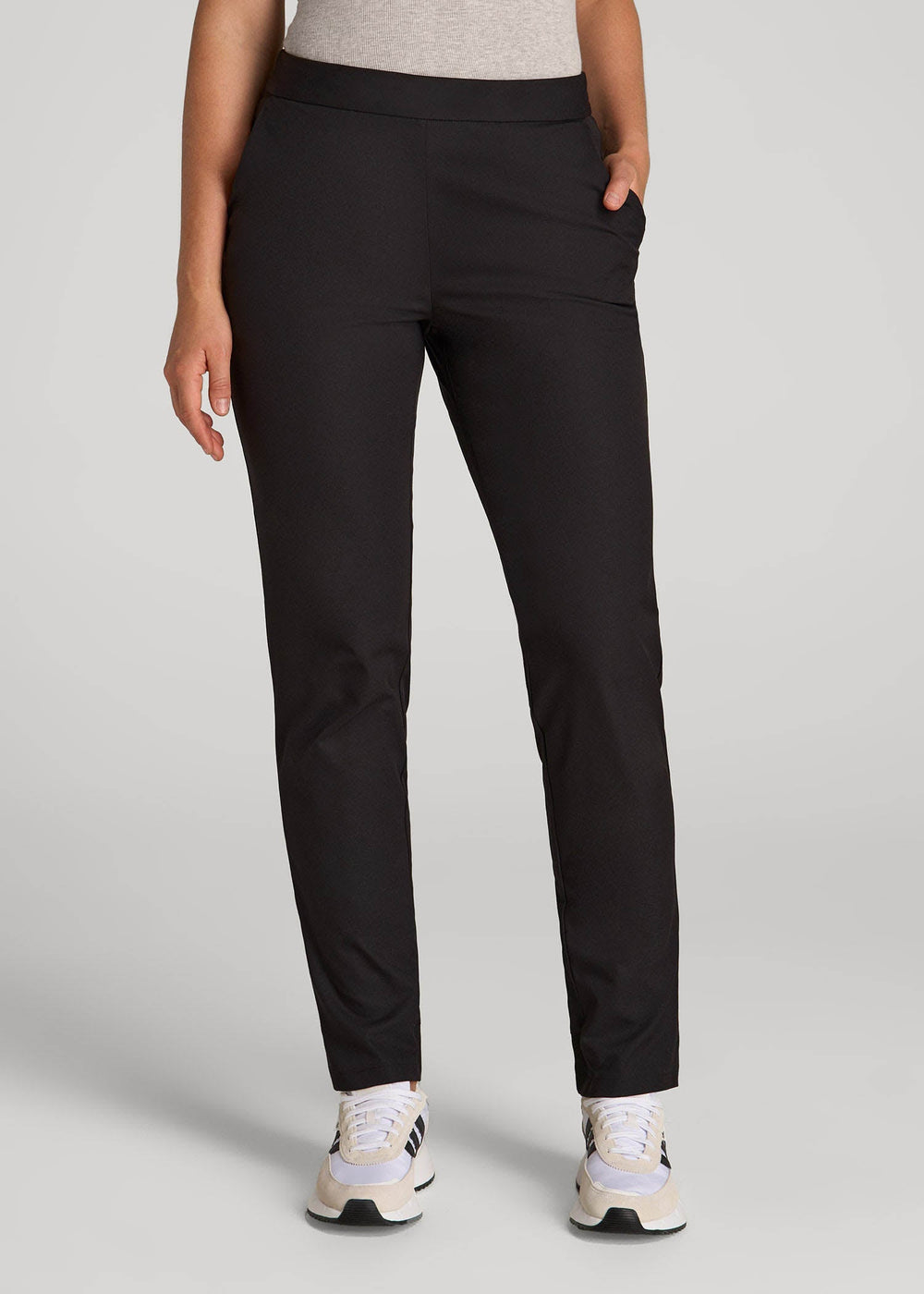 American Tall For Sale | Pull-on Traveler Pants 2.0 for Tall Women in Black