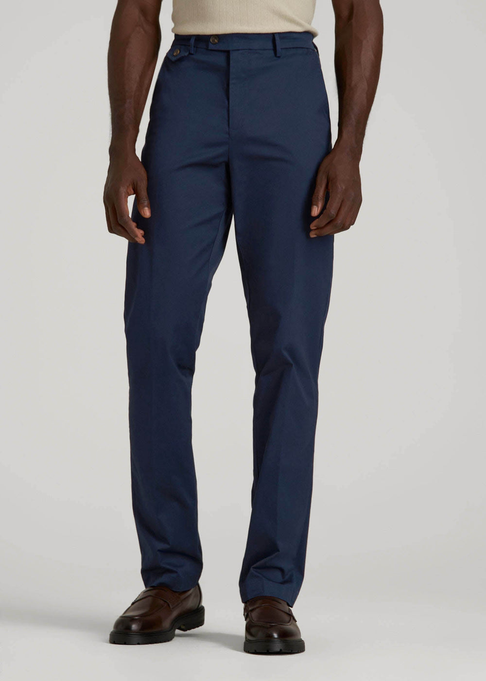 American Tall Online Shop | Refined Chinos for Tall Men in Navy