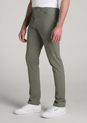 American Tall Outlet | TAPERED-FIT Traveler Pants for Tall Men in Wreath Green