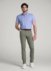 American Tall Outlet | TAPERED-FIT Traveler Pants for Tall Men in Wreath Green