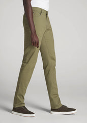 American Tall For Sale | Dylan Slim Fit Five-Pocket Pants For Tall Men in Fatigue Green