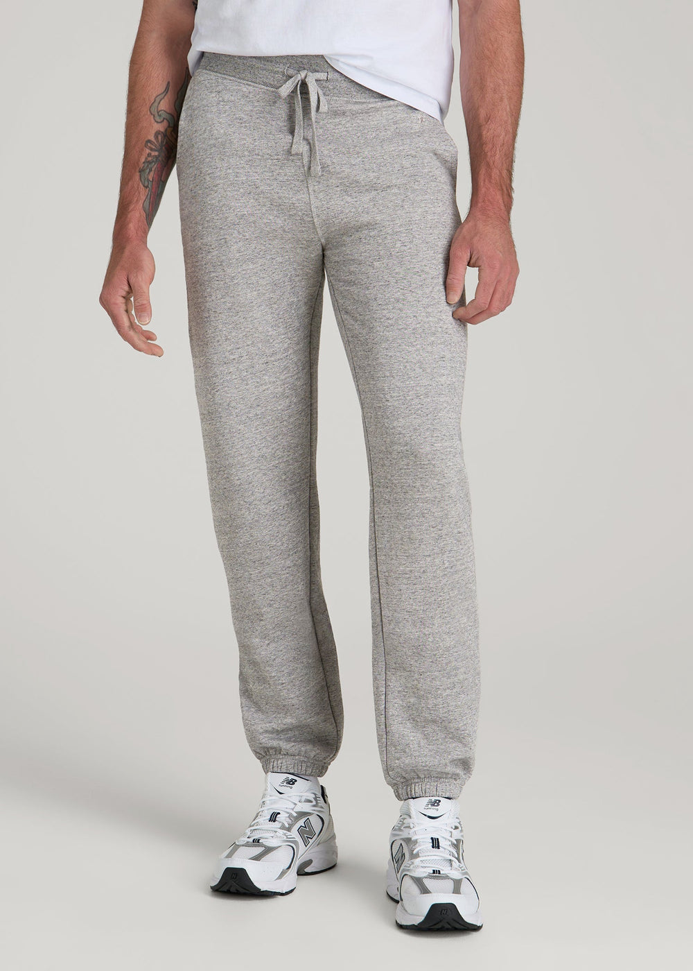 American Tall Discount | Wearever 2.0 Fleece Sweatpants for Tall Men in Heathered Grey